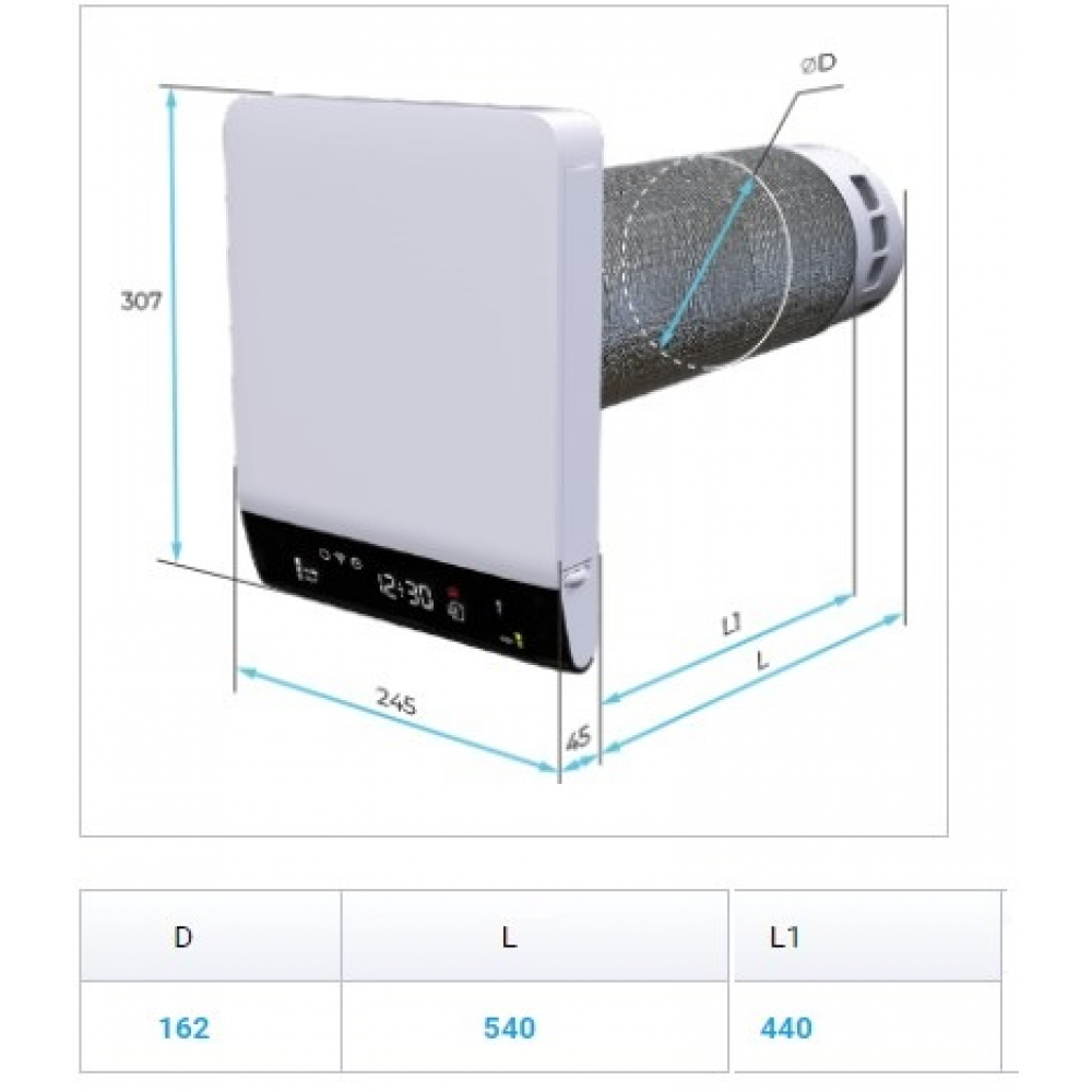 Рекуператор бытовой Vents Breezy 160-Е