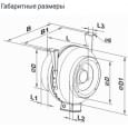Витяжний вентилятор Vents ВКМС 200 (бурий короб)