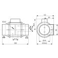 Канальний вентилятор Soler&amp;Palau TD-160/100 N 'T' Silent 230V50HZ(5211322200)