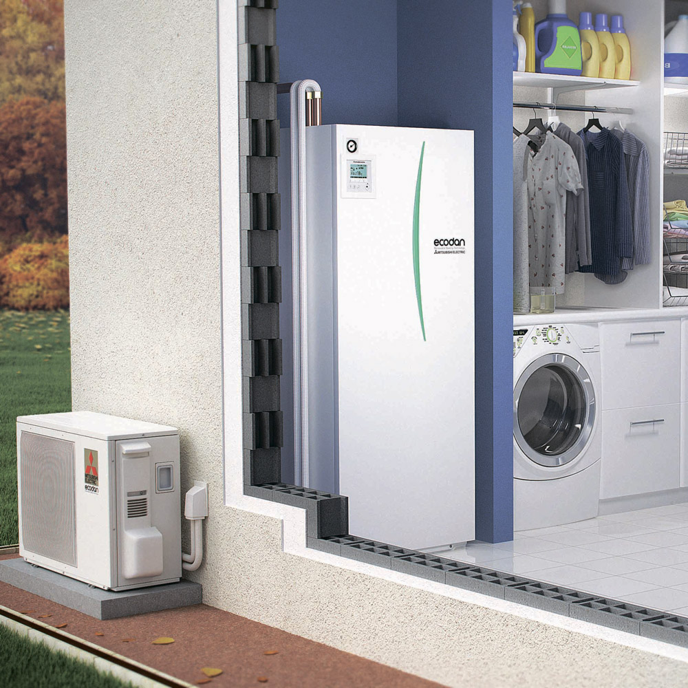 Сплит-система теплового насоса Mitsubishi Electric PUZ-SHWM120YAA/EHST20D-YM9Е Zubadan