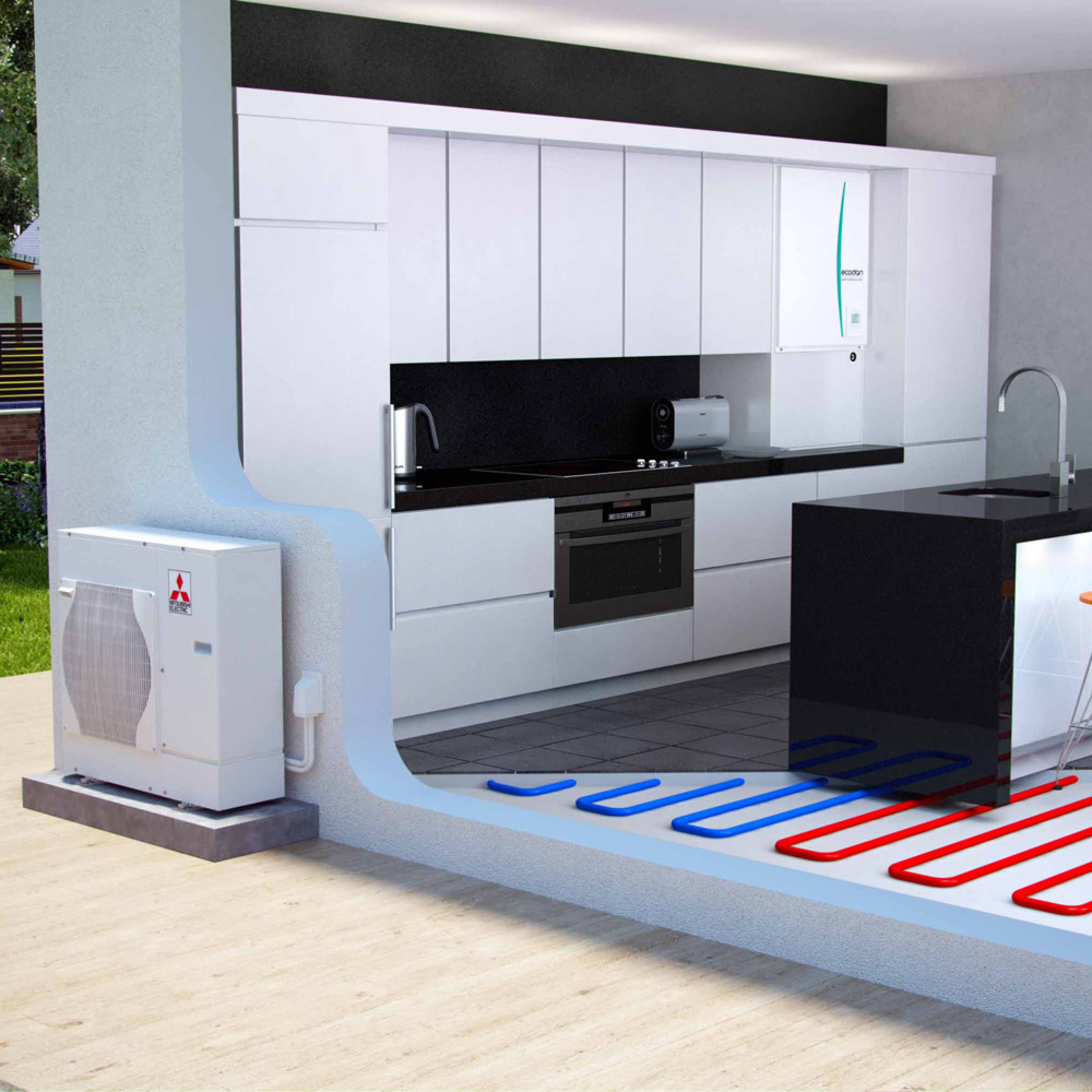 Сплит-система теплового насоса Mitsubishi Electric PUHZ-SHW230YKA2/ERSC-YM9E