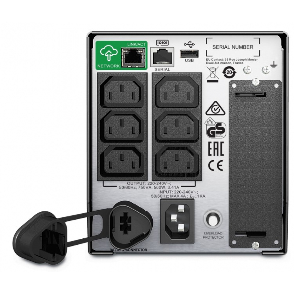 ДБЖ APC Smart-UPS 500W/750VA (SMT750IC)