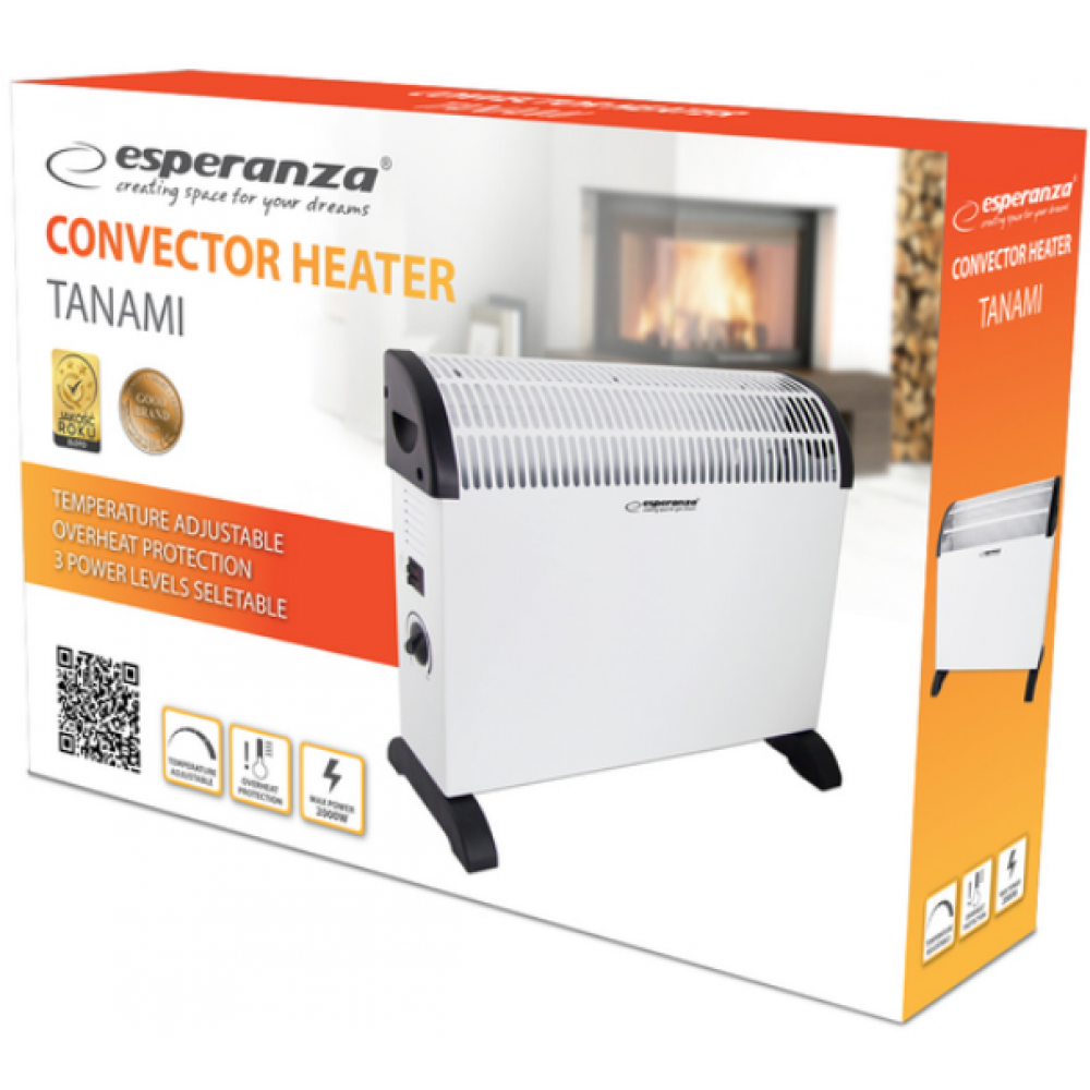 Електричний конвектор Esperanza Tanami EHH008 Convector Heater