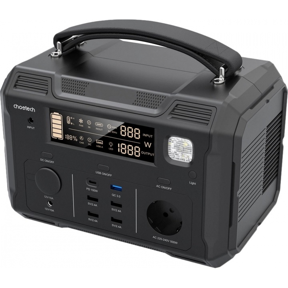 Портативна зарядна станція Choetech BS004 500W 505Wh