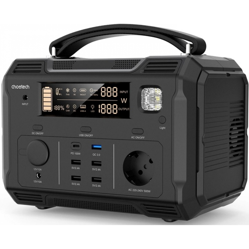 Портативна зарядна станція Choetech BS004 500W 505Wh