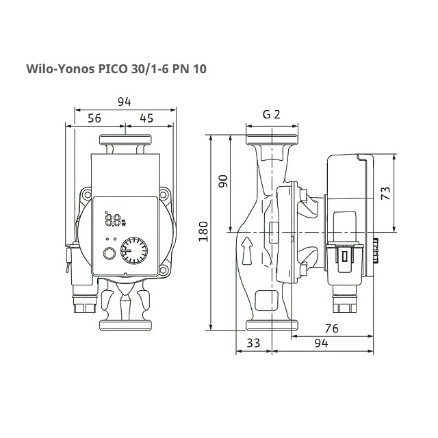 Циркуляционный насос Wilo Yonos PICO 30/1-6 (4215520)
