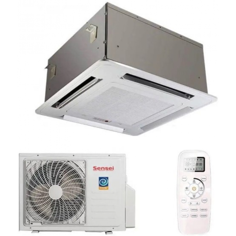 Кондиционер кассетный Sensei SCC-24HSI Inverter R32