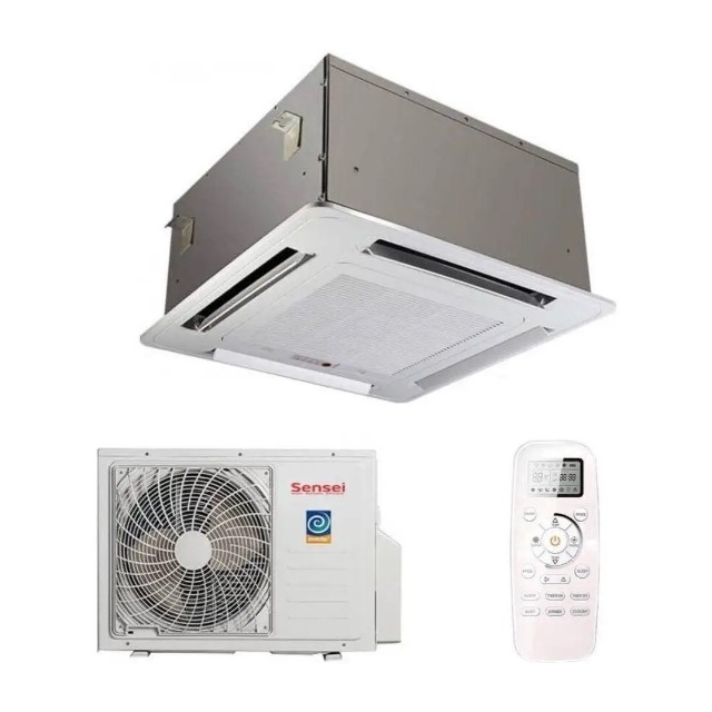 Кондиціонер касетний Sensei SCC-24HSI Inverter R32