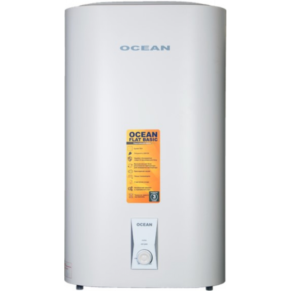 Бойлер накопичувальний електричний Ocean Flat RZB100M, ET+DT BASIC 100л