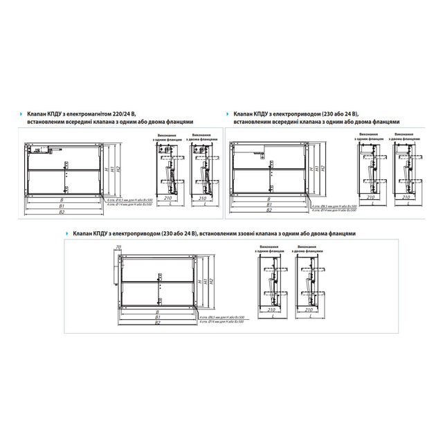 Клапан противопожарный Vents КПДУ-900х750-1-ЕМ220/24-ВН