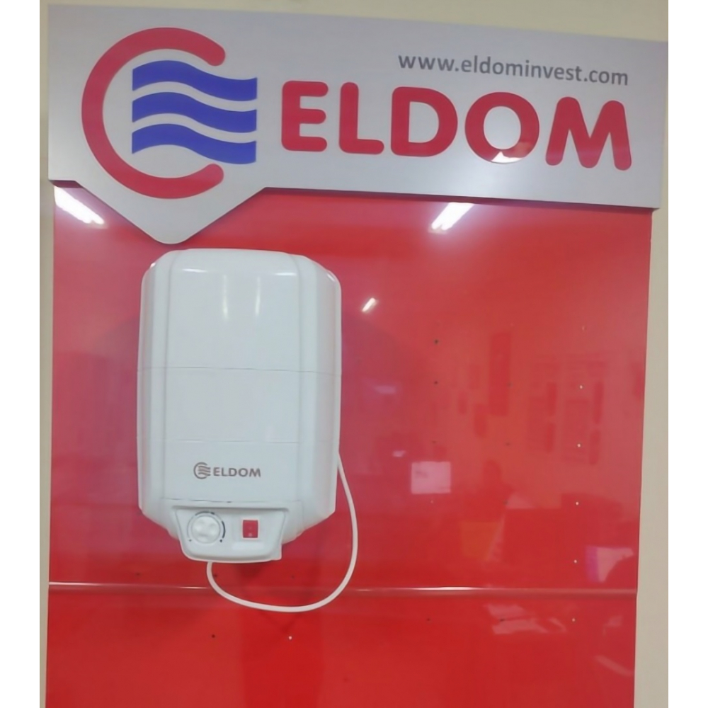 Бойлер накопичувальний електричний Eldom Extra life 15 над мойкой, 2.0 kw 72326NMP