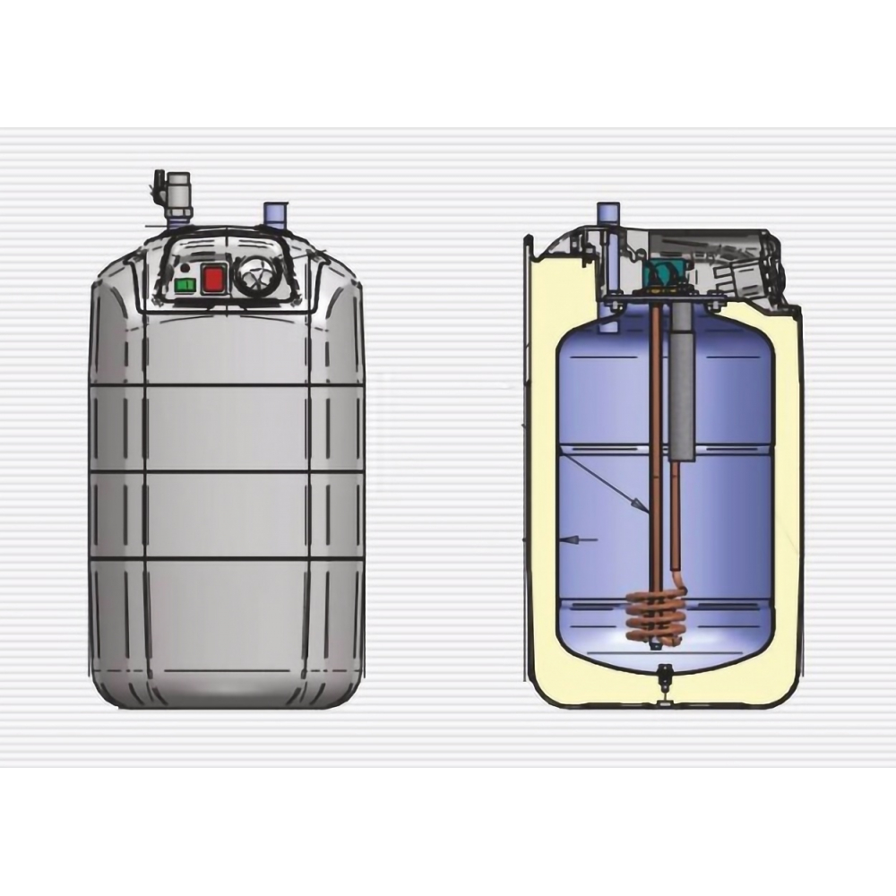 Бойлер накопичувальний електричний Eldom Extra life 10 под мойкой, 2.0 kw 72325PMP