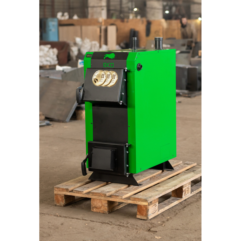 Котел твердотопливный длительного горения Zubr Eko 12 кВт