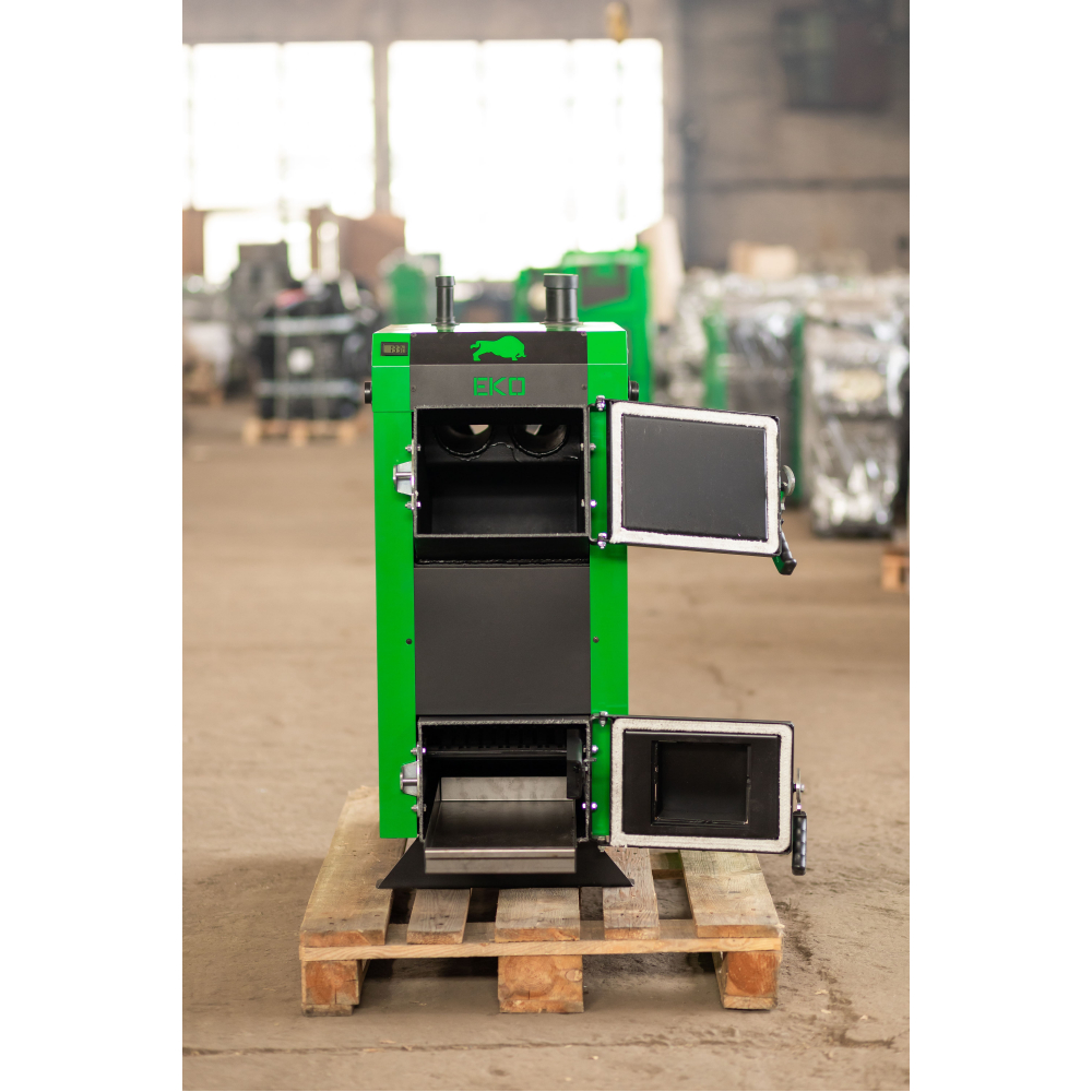 Котел твердотопливный длительного горения Zubr Eko 12 кВт