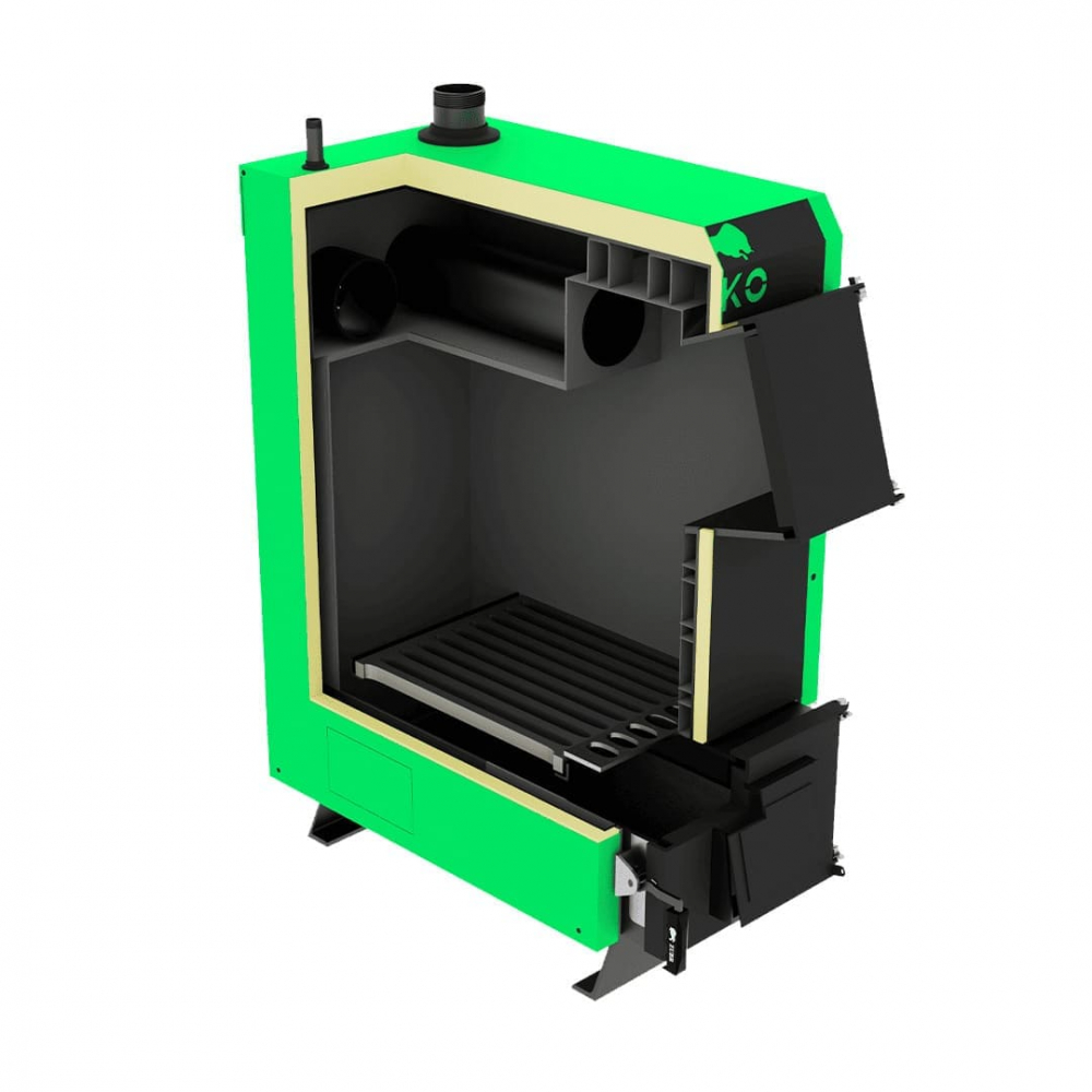 Котел твердотопливный длительного горения Zubr Eko 12 кВт