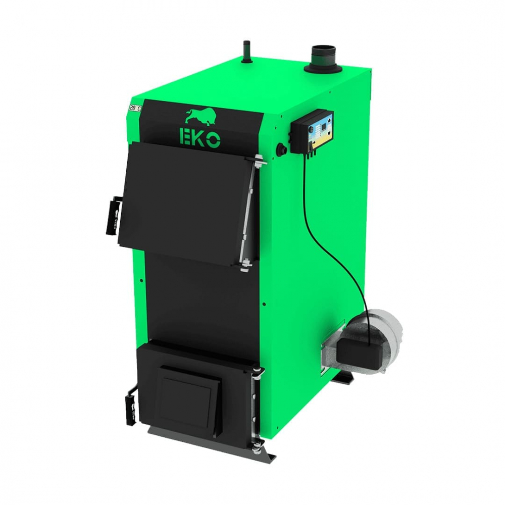 Котел твердотопливный длительного горения Zubr Eko 12 кВт