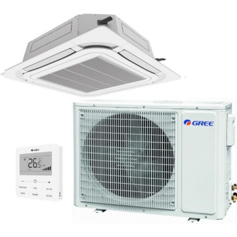 Кондиционер кассетный Gree GUD100T1/A-S/GUD100W1/NhA-X U-Match