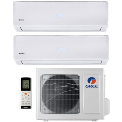 Мульти-спліт система Gree GWHD(24)NK6OO+GWH(12)QC-K6DNB6F/I*2 шт Smart R32