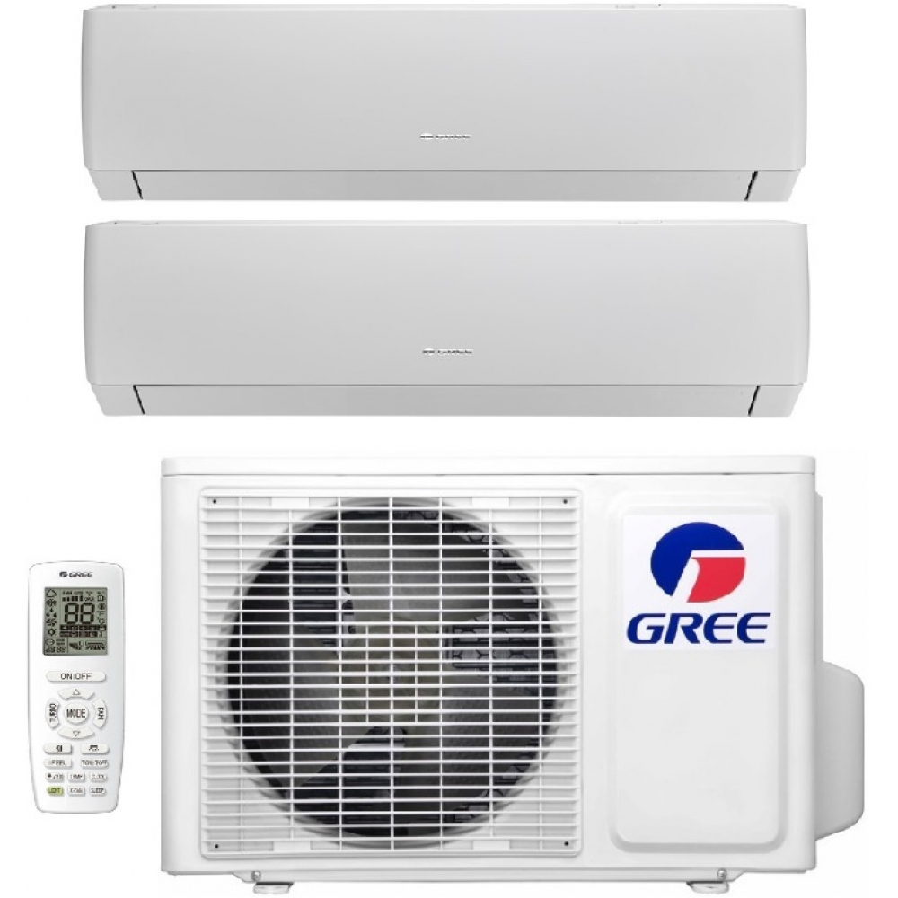 Мульти-сплит система Gree GWHD(18)NK6OO+GWH09AGA-K6DNA1C/I*2 шт Pular