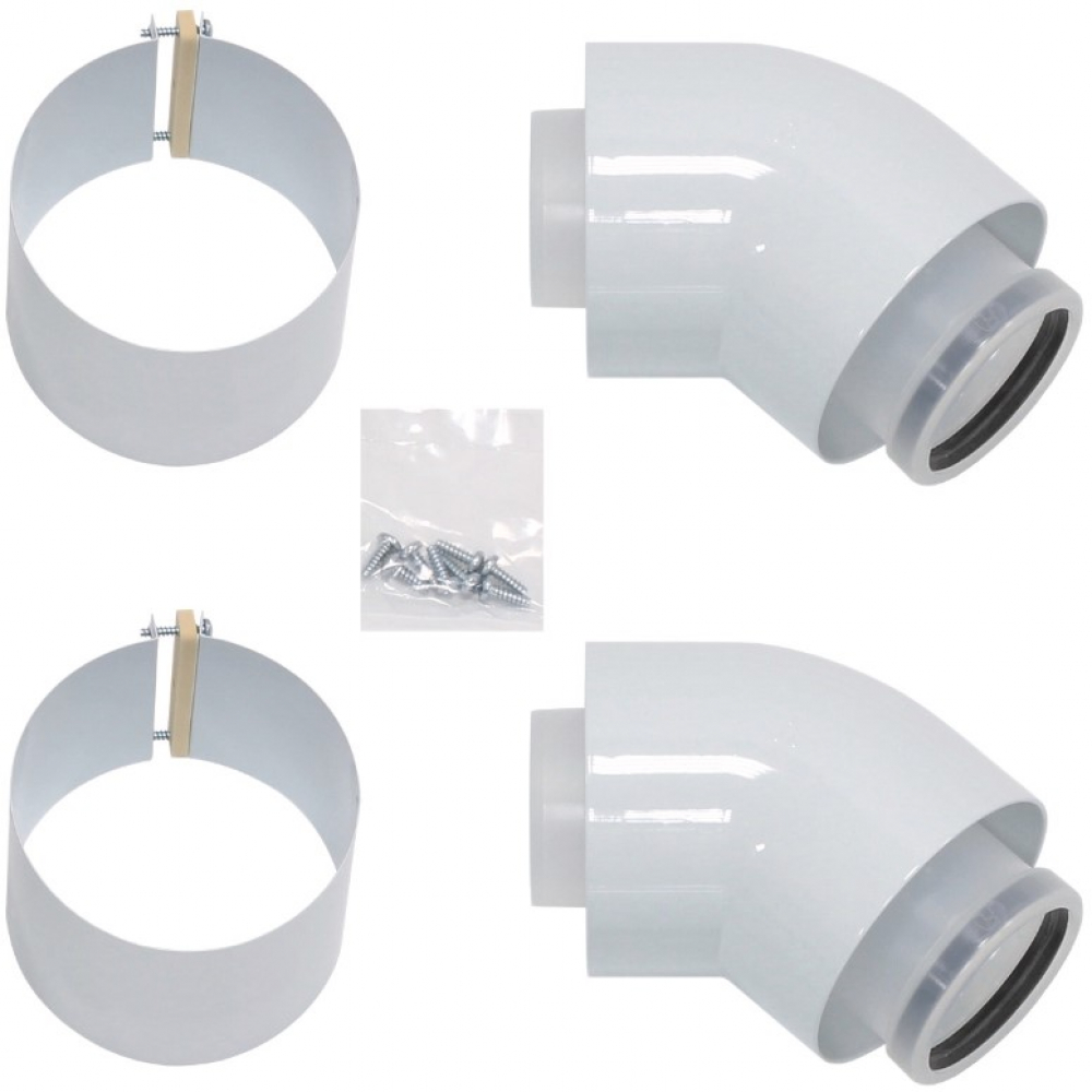 Отвод Protherm 45°, Ǿ 60/100 (2 шт.)