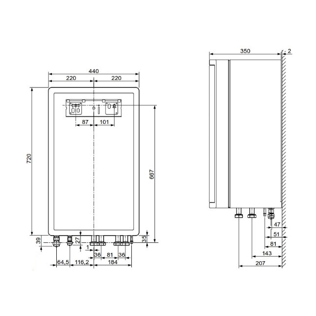 Моноблок теплового насоса Vaillant VWL 77/5 IS