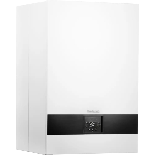 Котел газовий конденсаційний Buderus GB172i-24 T50 H Logamax plus білий із вбудованим баком ГВП (7716701586)