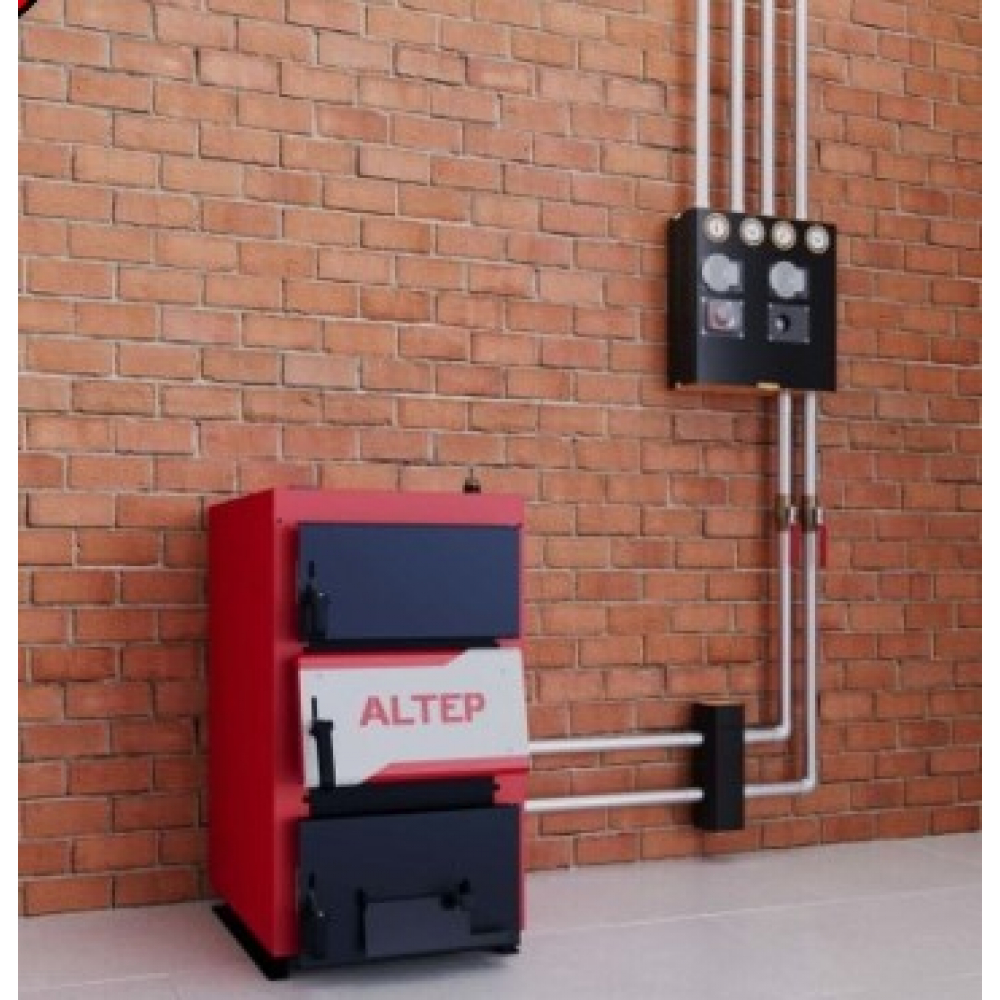 Котел твердотопливный длительного горения Altep Compact 20 кВт (автоматика)