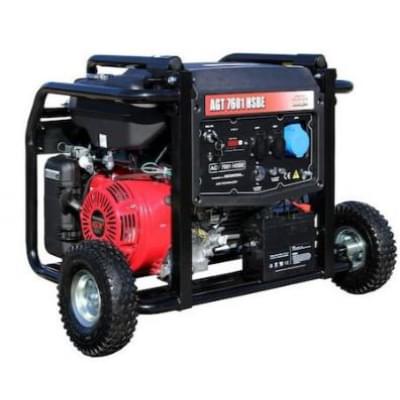 Бензиновый генератор 6.6 кВт однофазный AGT 7601 HSB TTL