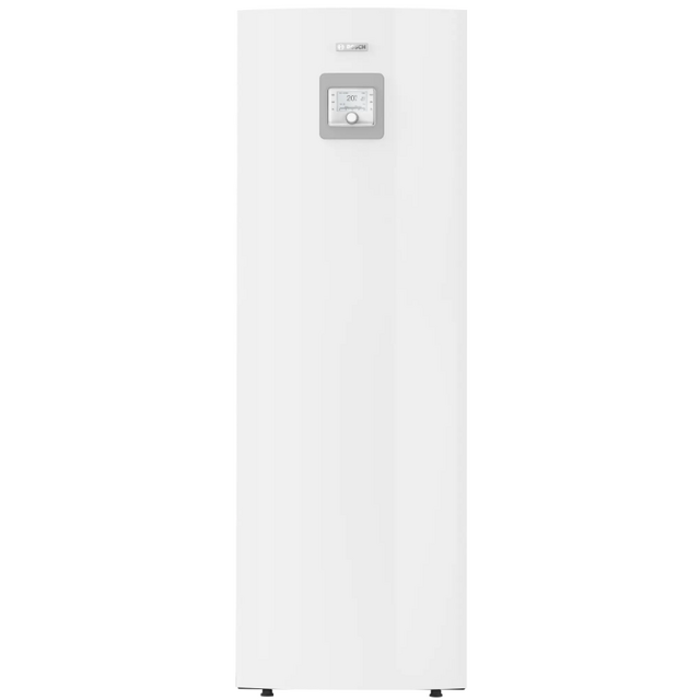 Сплит-система теплового насоса Bosch Compress 3400i AWMS 8 (внутренний напольный блок с баком ГВС и с электронагревателем – 8 кВт)