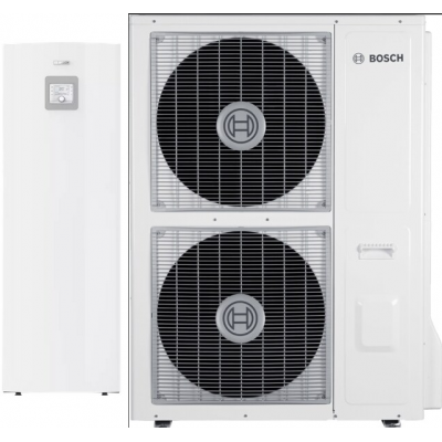 Спліт-система теплового насосу Bosch Compress 3400i AWES 14 (внутрішній настінний блок з електродогрівачем - 14 кВт)