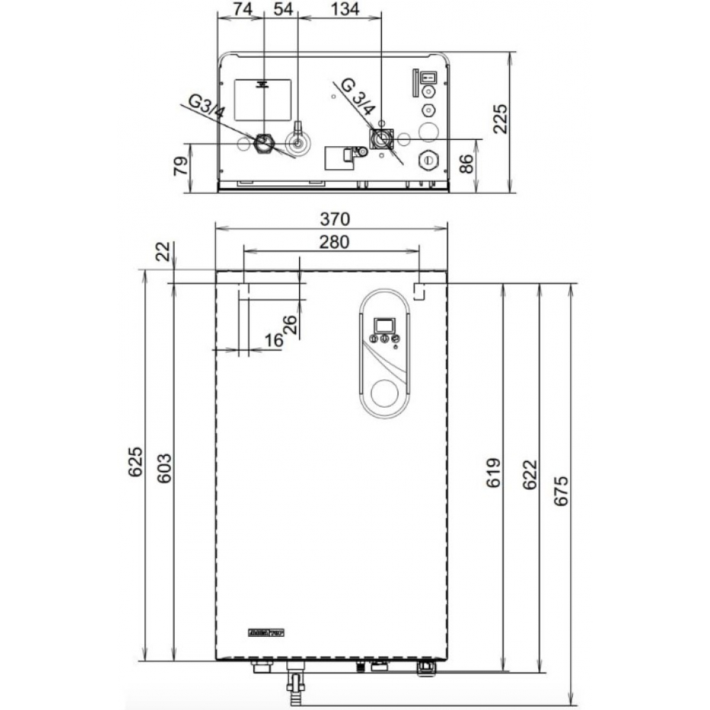 Котел электрический Mora Top EK 06 Electra Light 6