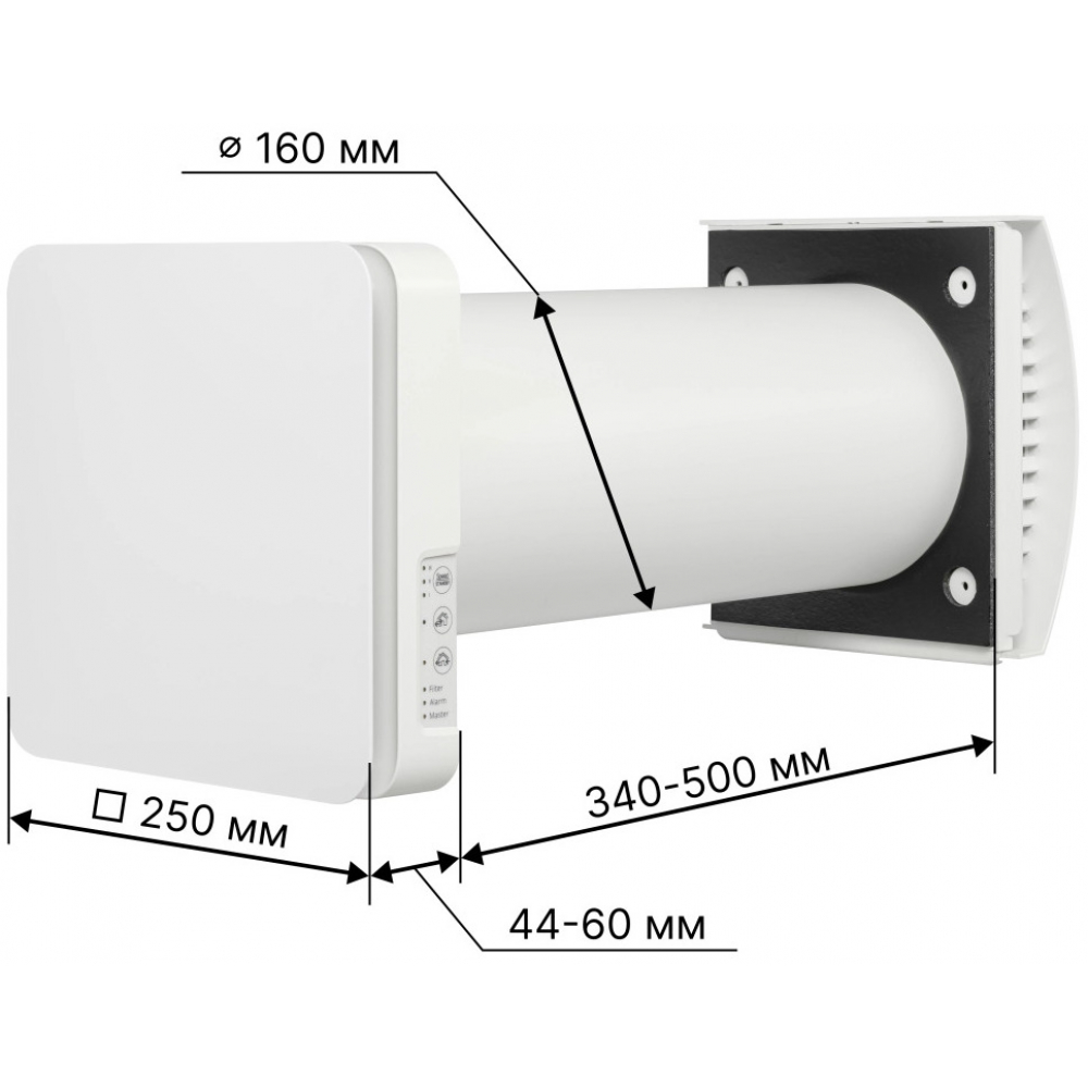 Рекуператор бытовой Vents ТвинФреш Атмо Wi-Fi