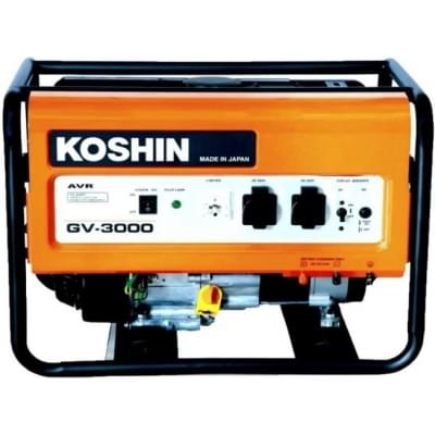 Бензиновый генератор 2.2 кВт однофазный Koshin GV-3000