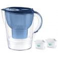Фільтр-глечик Brita Marella XL Memo MXPro 3.5л (2л очищеної води) + 2 картриджа синій