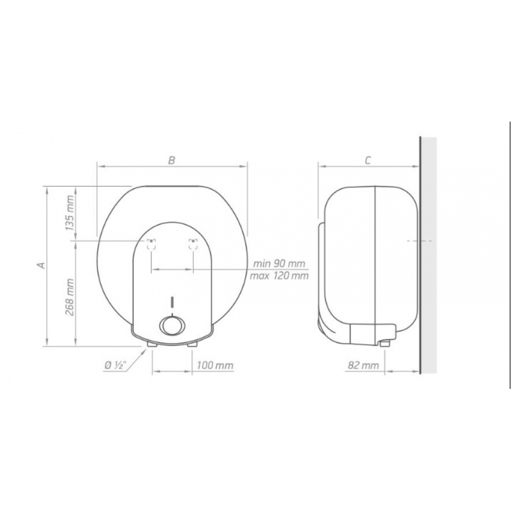 Бойлер накопичувальний електричний Tesy Compact line GCA 1515 L52 RC