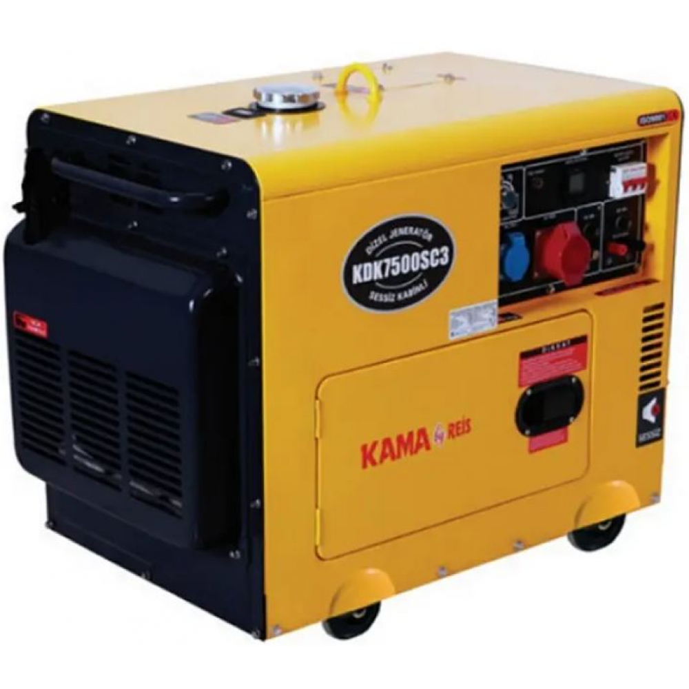 Дизельный генератор Kama KDK7500SC3 (5,5 кВт)