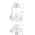 Дренажно-фекальный насос Grundfos Unilift CC7 - A1 (96280968)