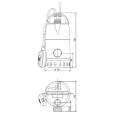 Дренажно-фекальний насос Grundfos Unilift CC9 - A1 (96280970)