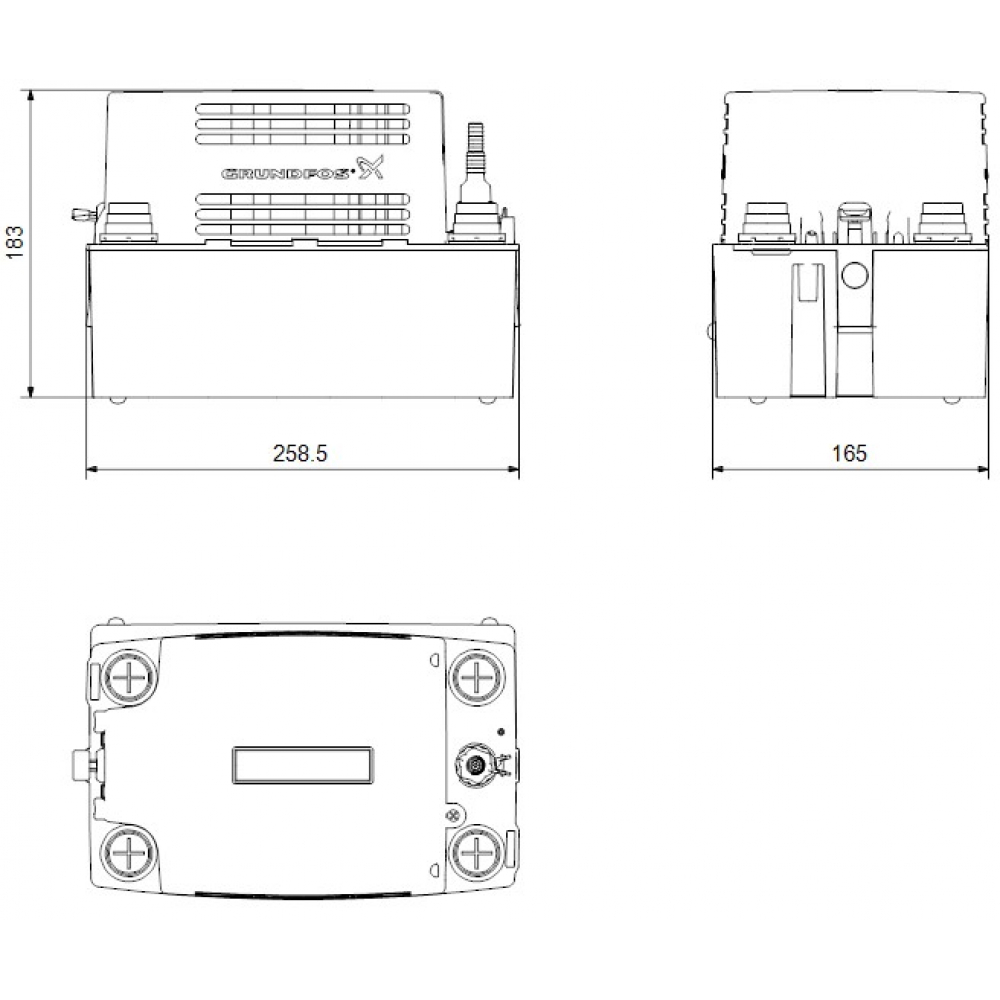 Дренажно-фекальный насос Grundfos Conlift 1 (97936156)