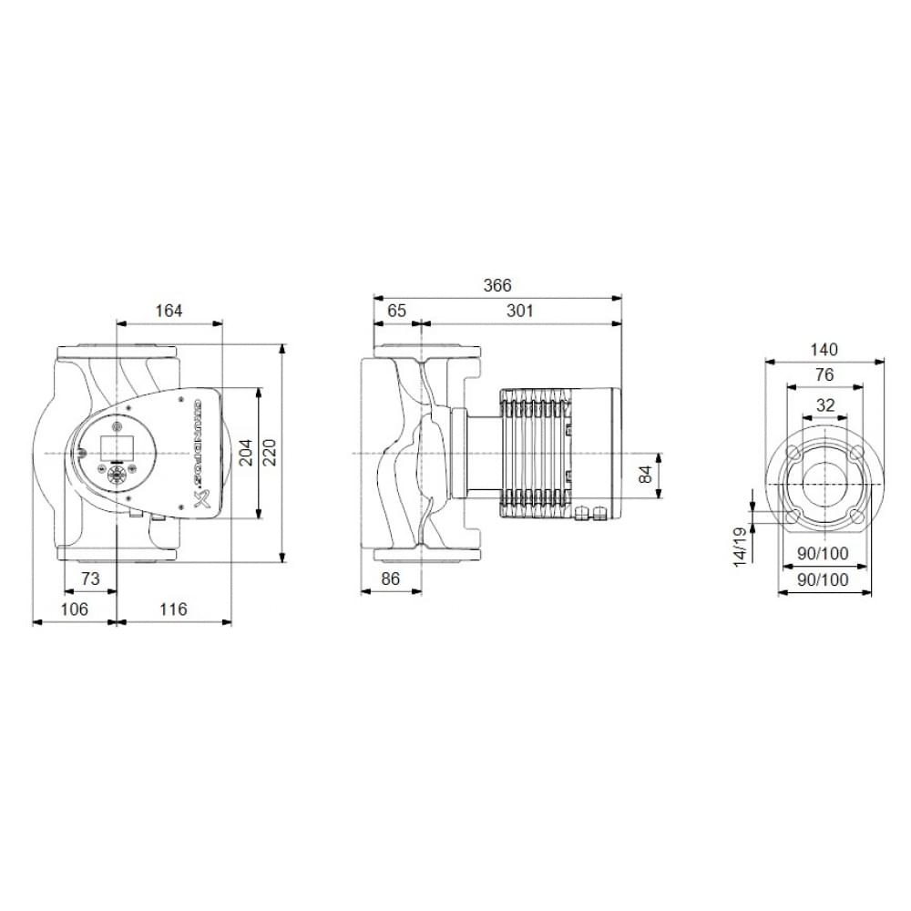Циркуляционный насос Grundfos Magna3 32-120 F 220 (97924259)