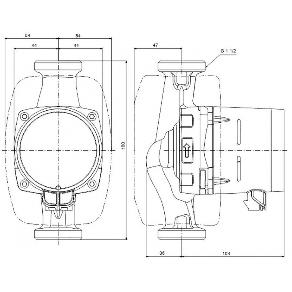 Циркуляционный насос Grundfos Alpha1 25-80 180 (99199577)