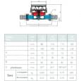 Лічильник для гарячої води B Meters (скорочена база) GSD8-I R 100 Ø1/2" ГВ 30°С-90°С Qn= 2,5 м³/г (8IA00C11CSCIVS)