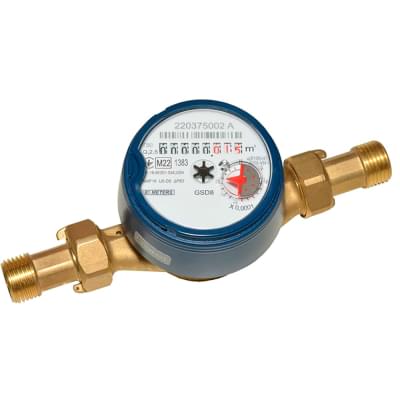 Счетчик для холодной воды B Meters со штуцерами GSD8-I R 100 Ø1/2" ХВ 0°С-50°С Qn= 2,5 м³/ч (8IA00F12CSCIV0)