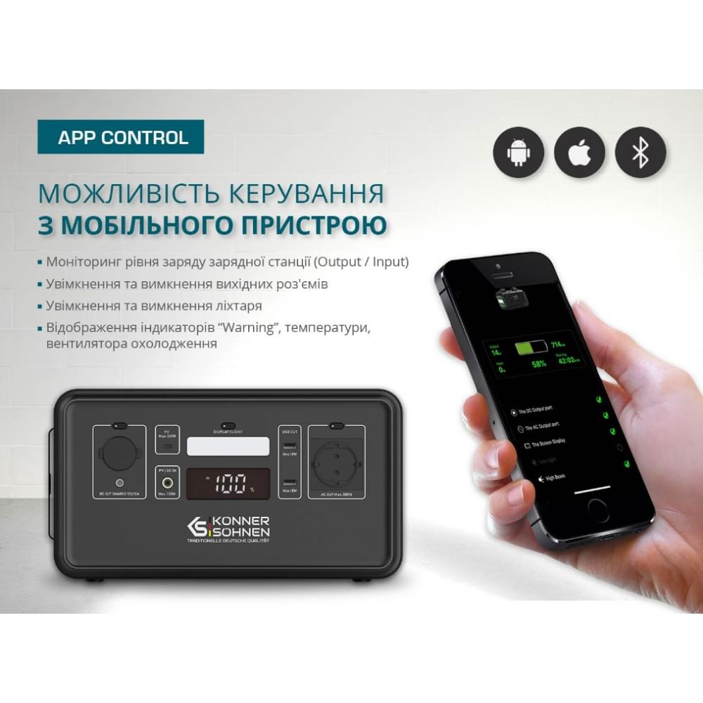 Портативная зарядная станция Könner&Söhnen KS 300PS new