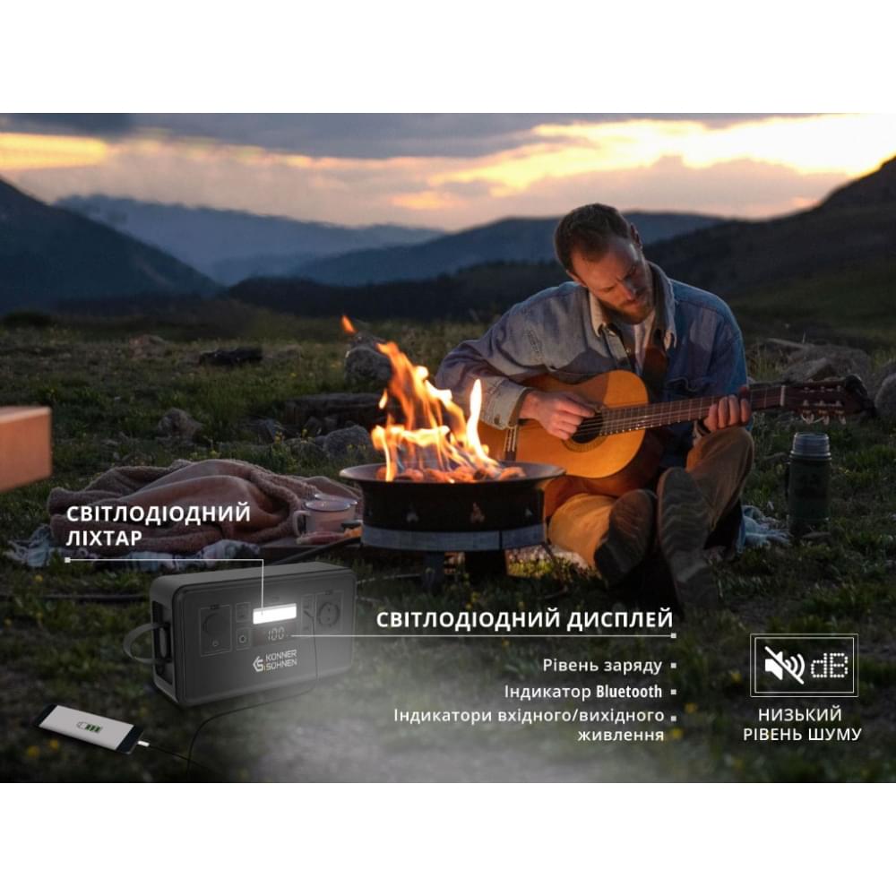 Портативная зарядная станция Könner&Söhnen KS 500PS 448Wh
