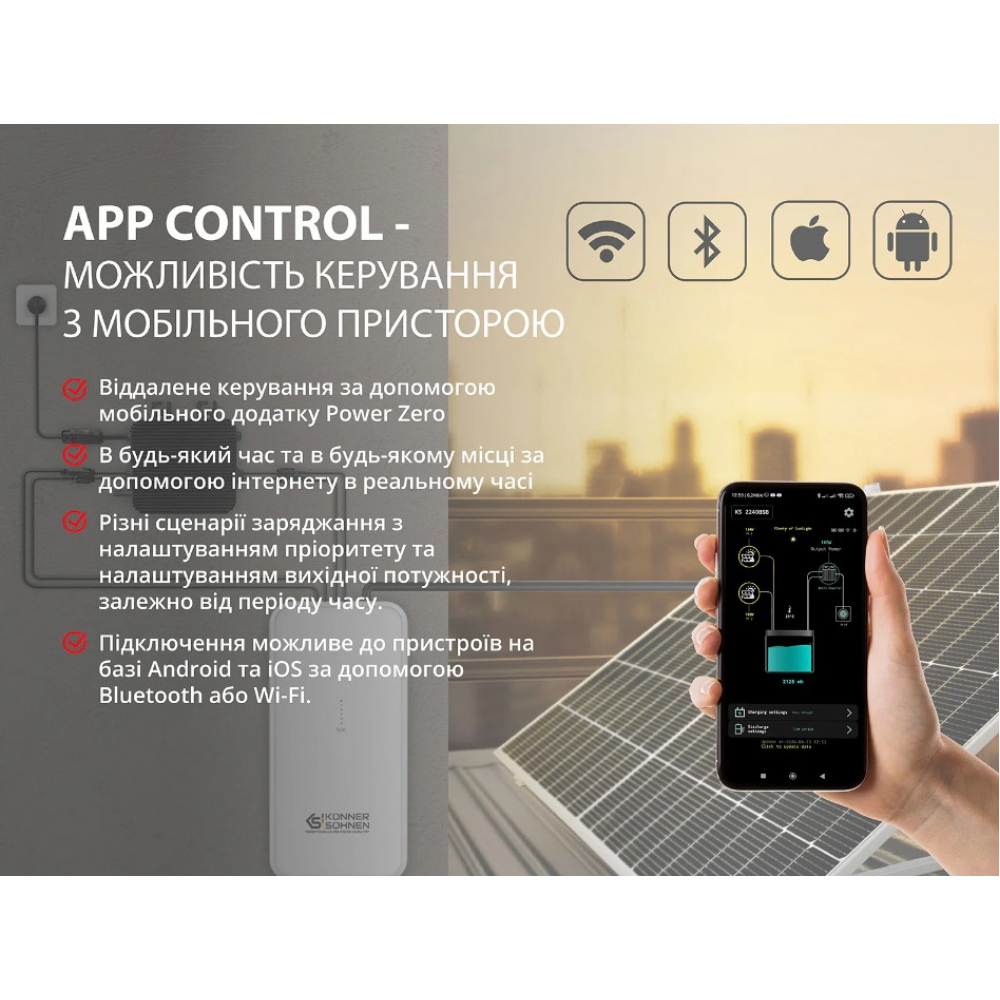 Солнечная панель стационарная Könner&Söhnen KS SP430-HC 430W