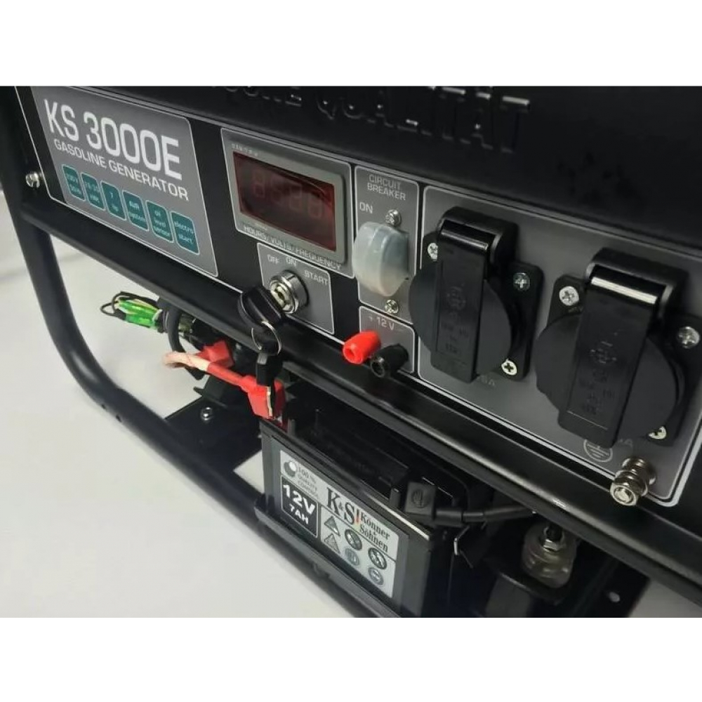 Бензиновый генератор Könner&Söhnen KS 3000E (3,0 кВт)