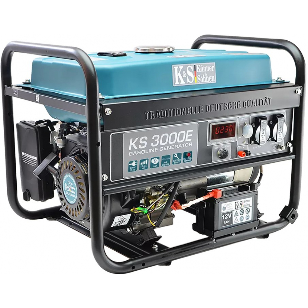 Бензиновый генератор Könner&Söhnen KS 3000E (3,0 кВт)
