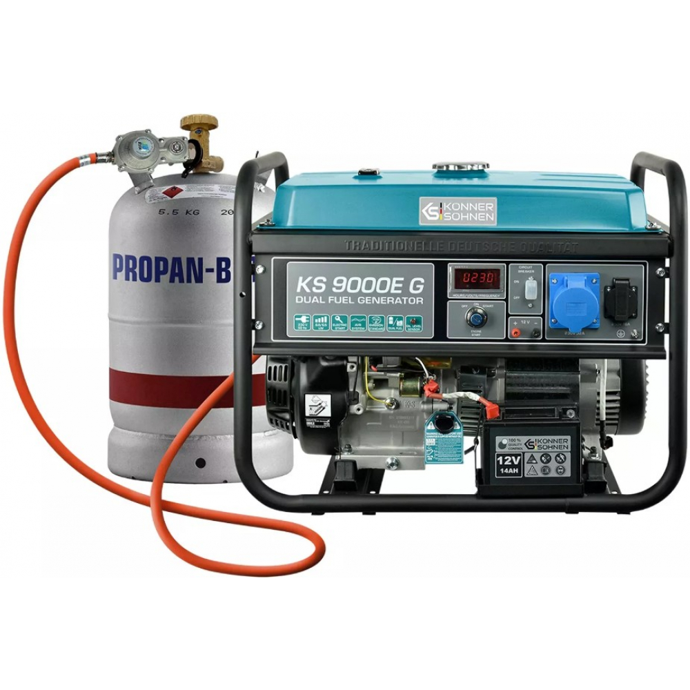Комбинированный генератор Könner&Söhnen KS 9000E G (6,5 кВт)
