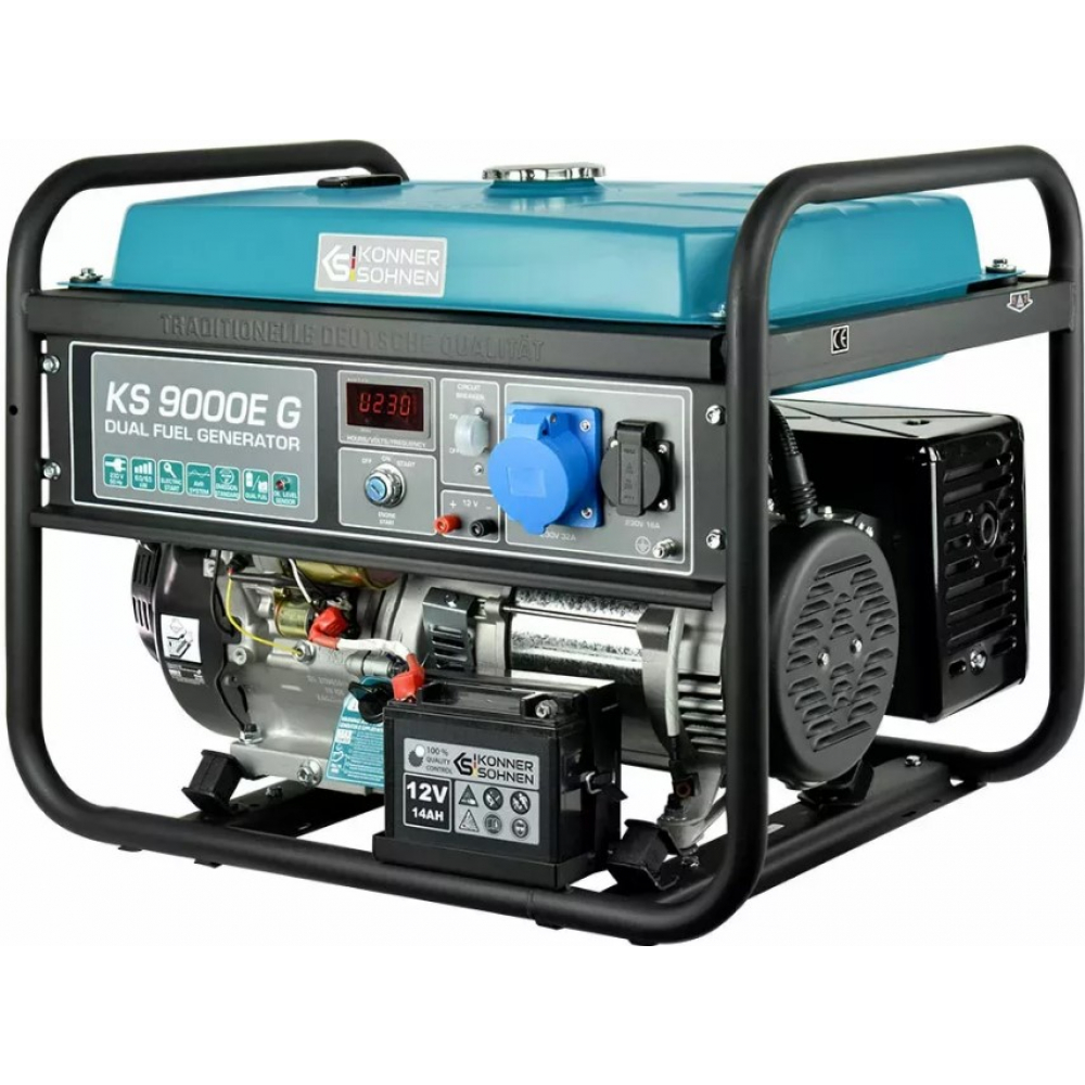 Комбинированный генератор Könner&Söhnen KS 9000E G (6,5 кВт)